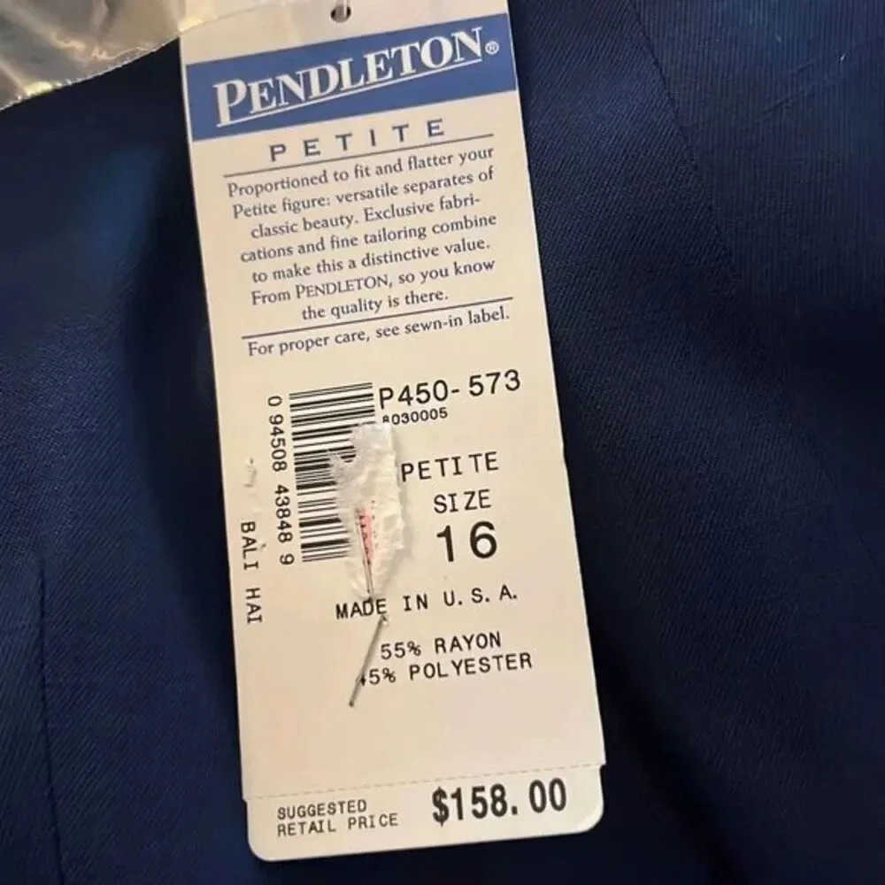 Pendleton Button Down Petite 16 Jacket‎ NWT - image 4